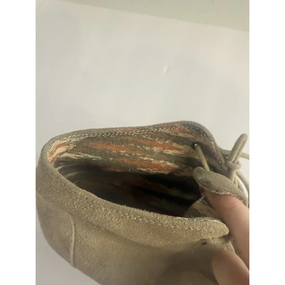 Toms taupe suede